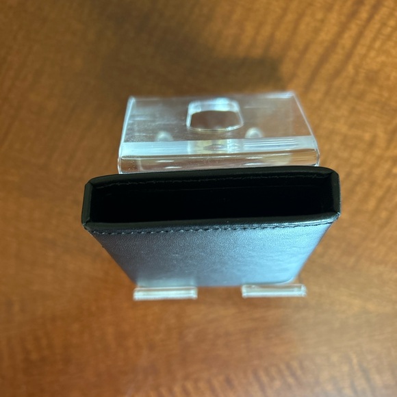 Coach Business Card Case Structured 4568, Black Leather. Vintage - Picture 10 of 15